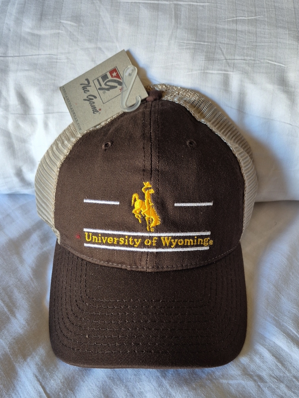 The Game University of Wyoming Cowboys Trucker Snapback Hat - New